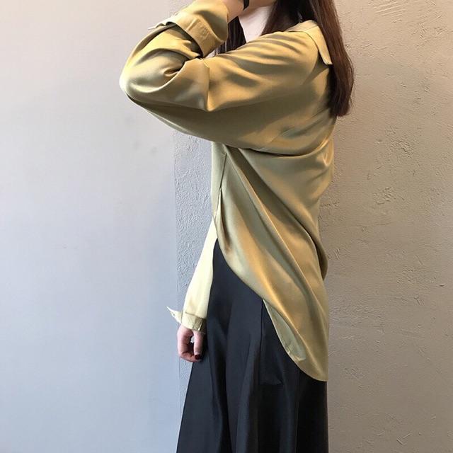 ÁO SƠ MI LỤA FORM RỘNG