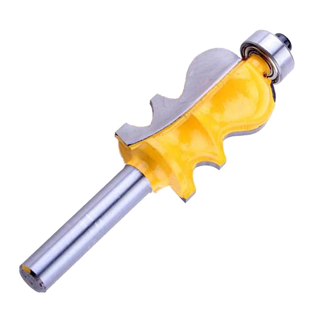 8mm Shank Molding Router Bit 3/16 Inch Cutting Depth 1-3/8'' Cutting Length