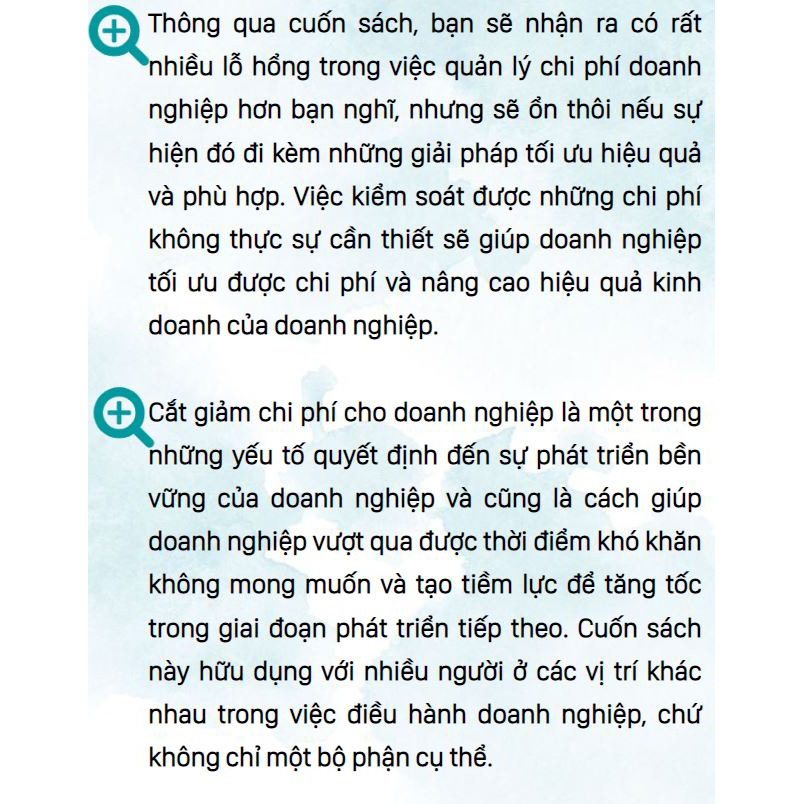 Cắt Giảm Chi Phí - Quản Lý Kiểm Soát Và Chuyển Đổi Phí Thành Lợi Nhuận