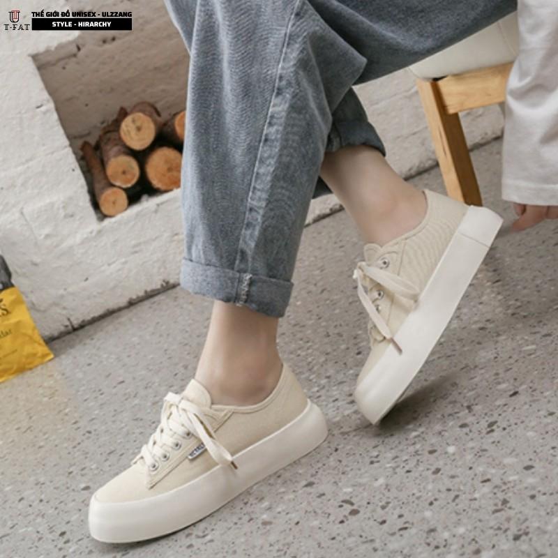 Giày Ulzzang Nữ Vasibaen Mùa Hè Ba Màu Phong Cách Hàn Quốc Trẻ Trung Cá Tính