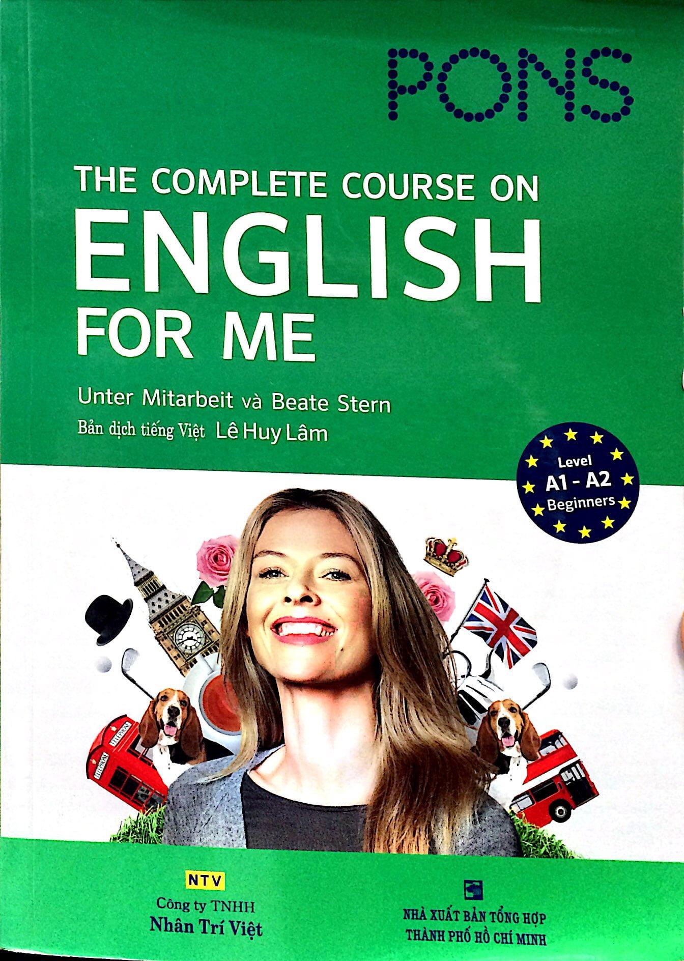 Sách The Complete Course On ENGLISH For Me (Kèm file MP3)