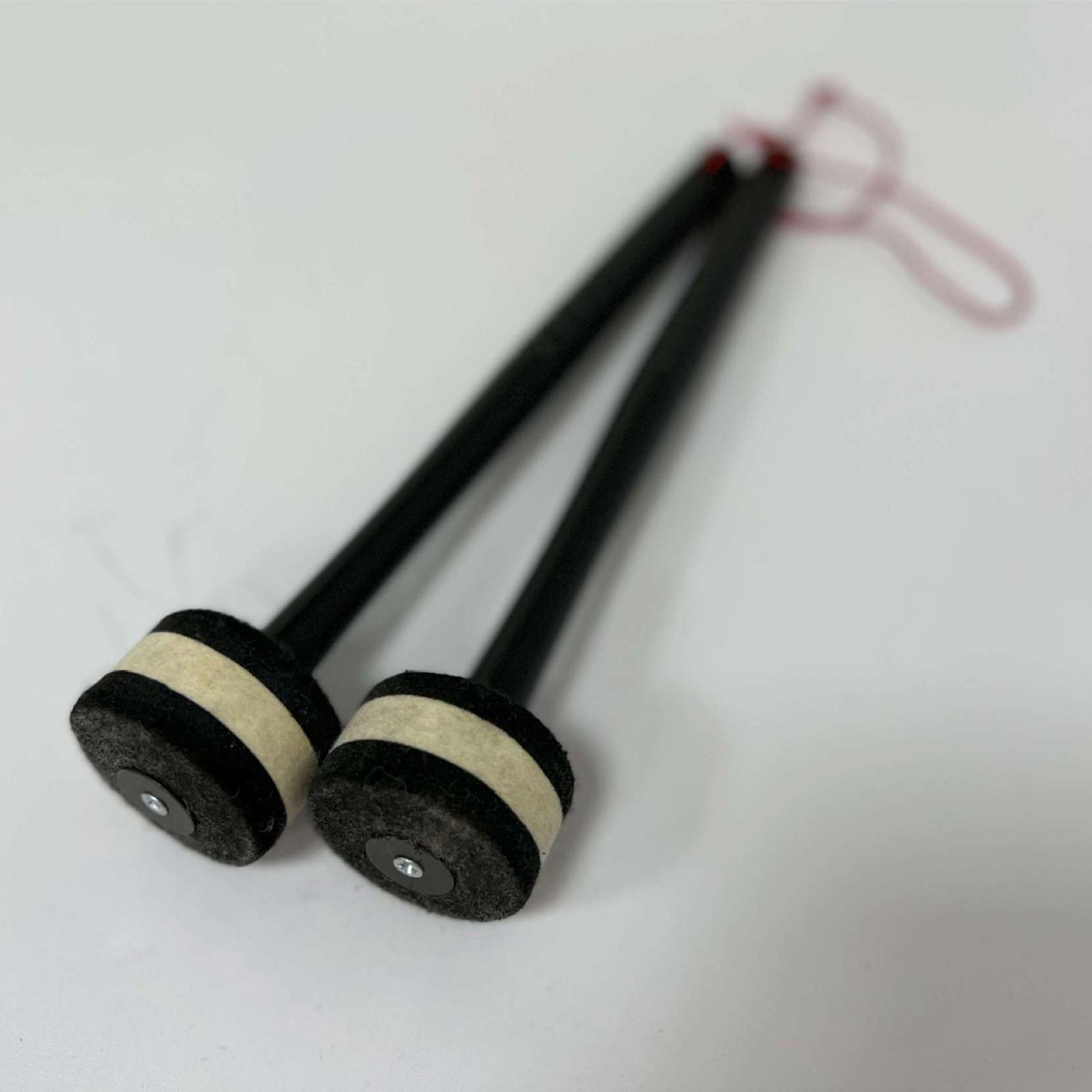 2 Pieces Drum Mallet Felt Mallet for Gong Woodblock Drum Bells
