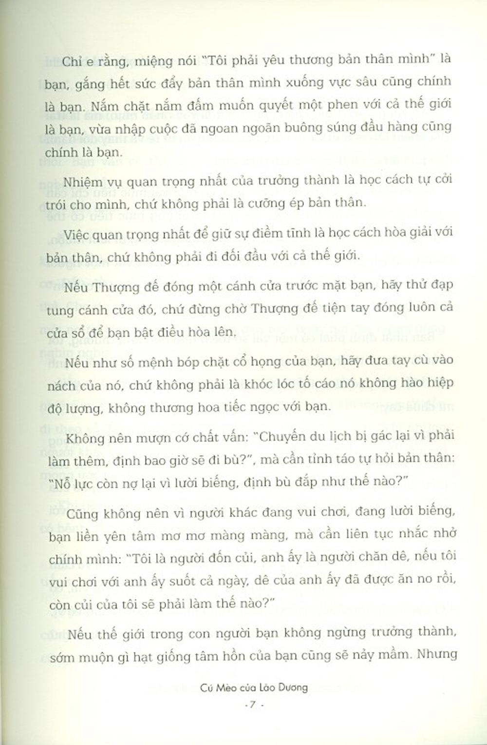 Mỗi Ngày Đều Đóng Vai Một Người Lớn Điềm Tĩnh (Tản Văn)