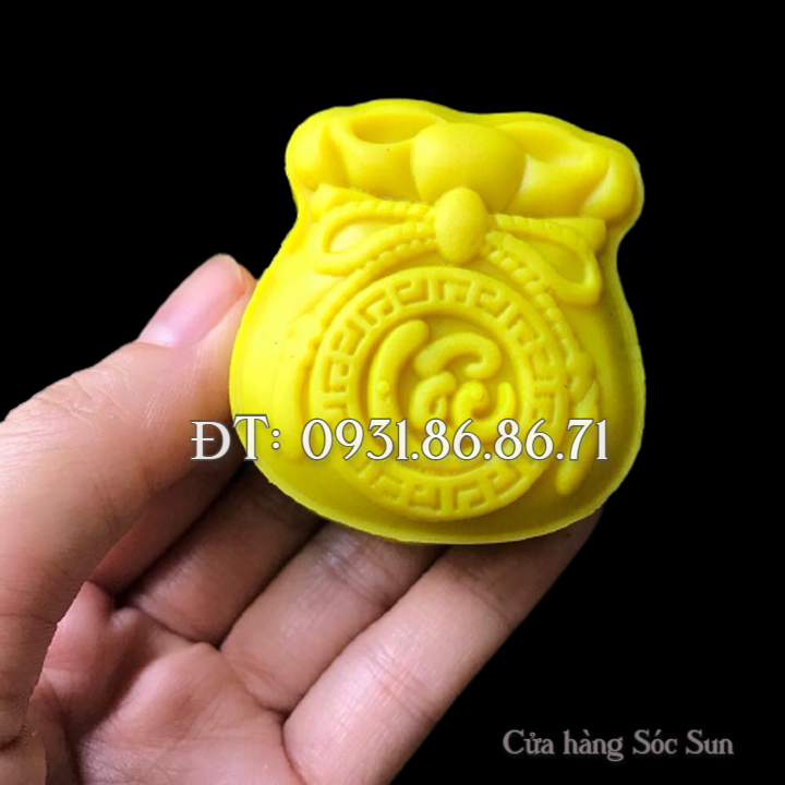 Khuôn trung thu lò xo túi tiền chữ Lộc loại 50 gram - Mã số 1131