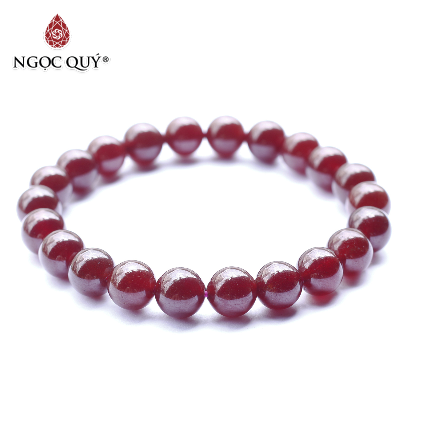 Vòng tay đá garnet AAA mệnh hỏa, thổ - Ngọc Quý Gemstones