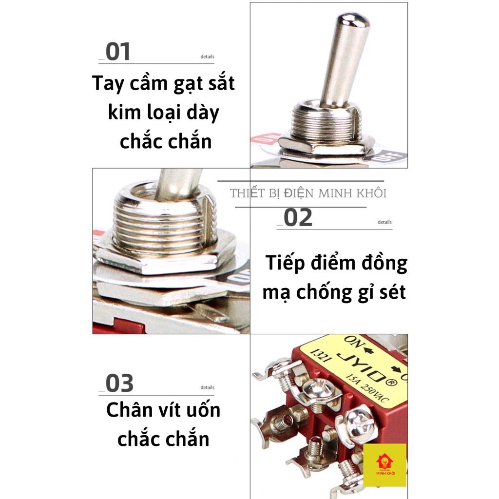 Công Tắc Gạt On Off 2 chân,4 chân, 6 chân, công tắc gạt sắt bật tắt,đảo chiều, chuyển đổi bật tắt