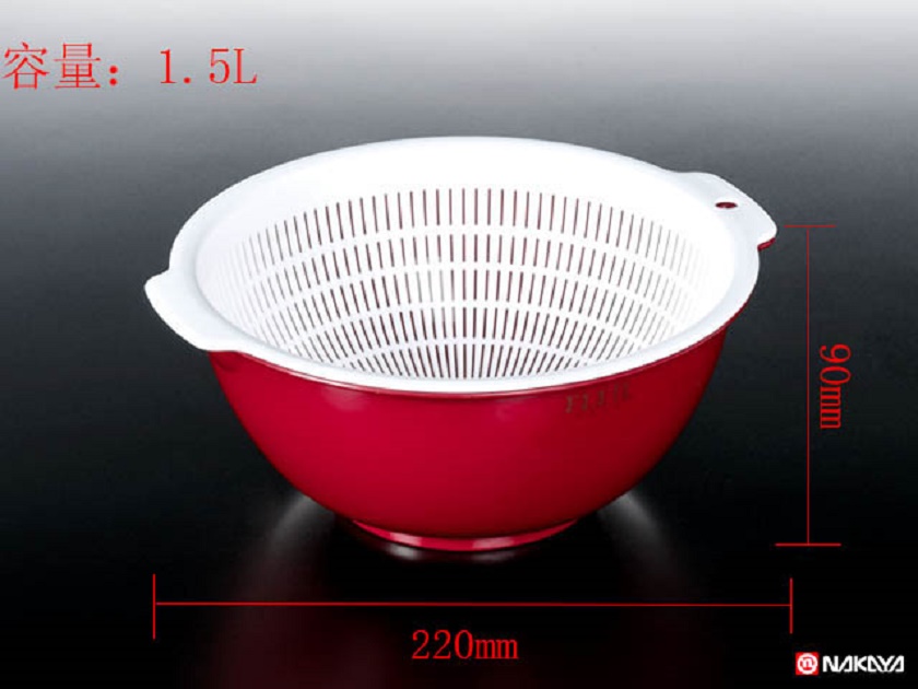 Bộ rổ 2 lớp nhà bếp 1,5L - Hàng nội địa Nhật Bản