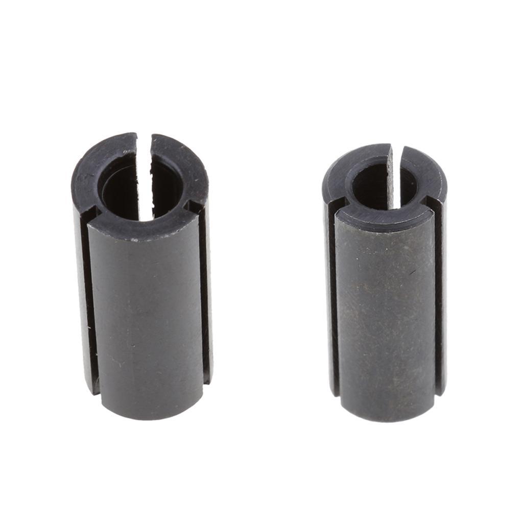 High Precision Router Bit Collet Chuck Adapter CNC Tool 6-12mm & 6.35-12mm