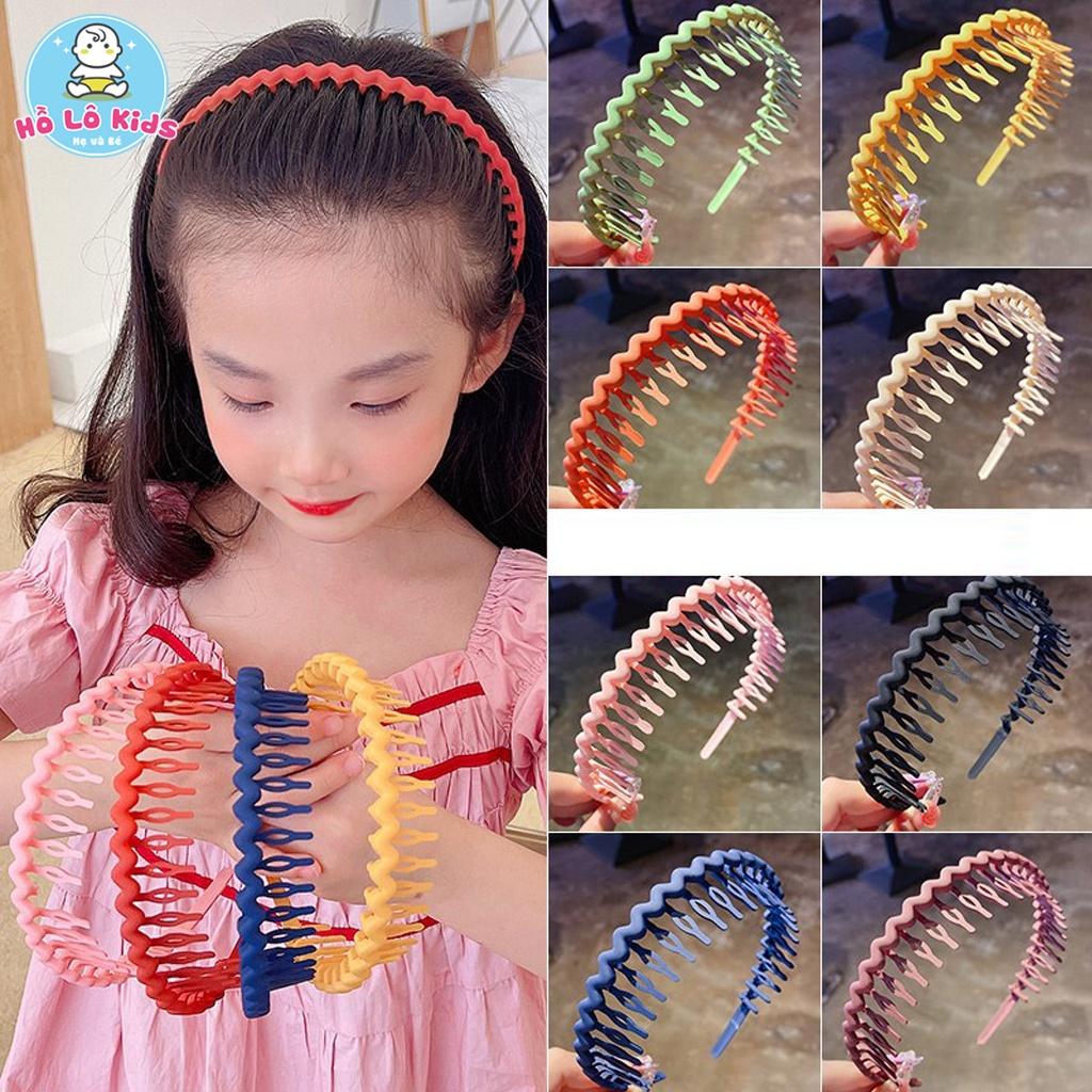 Bờm xược tóc cho bé gọn gàng màu trơn không gây đau tóc Hồ Lô Kids