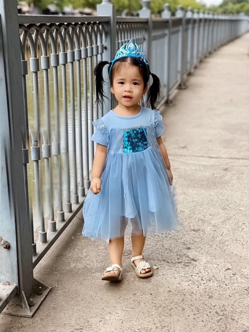 ĐẦM ELSA TAY NGẮN BABY