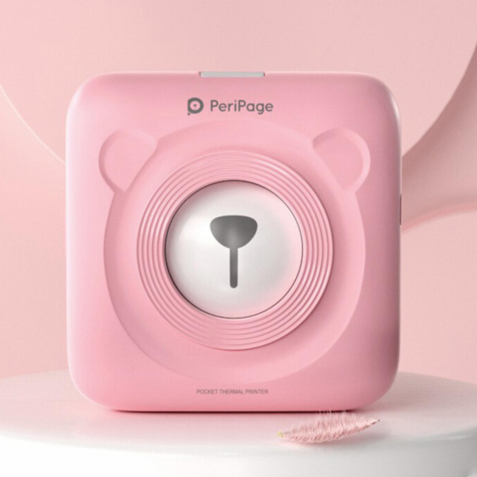 Bluetooth Thermal  203DPI Sticker Tag Memo Mobile  Red