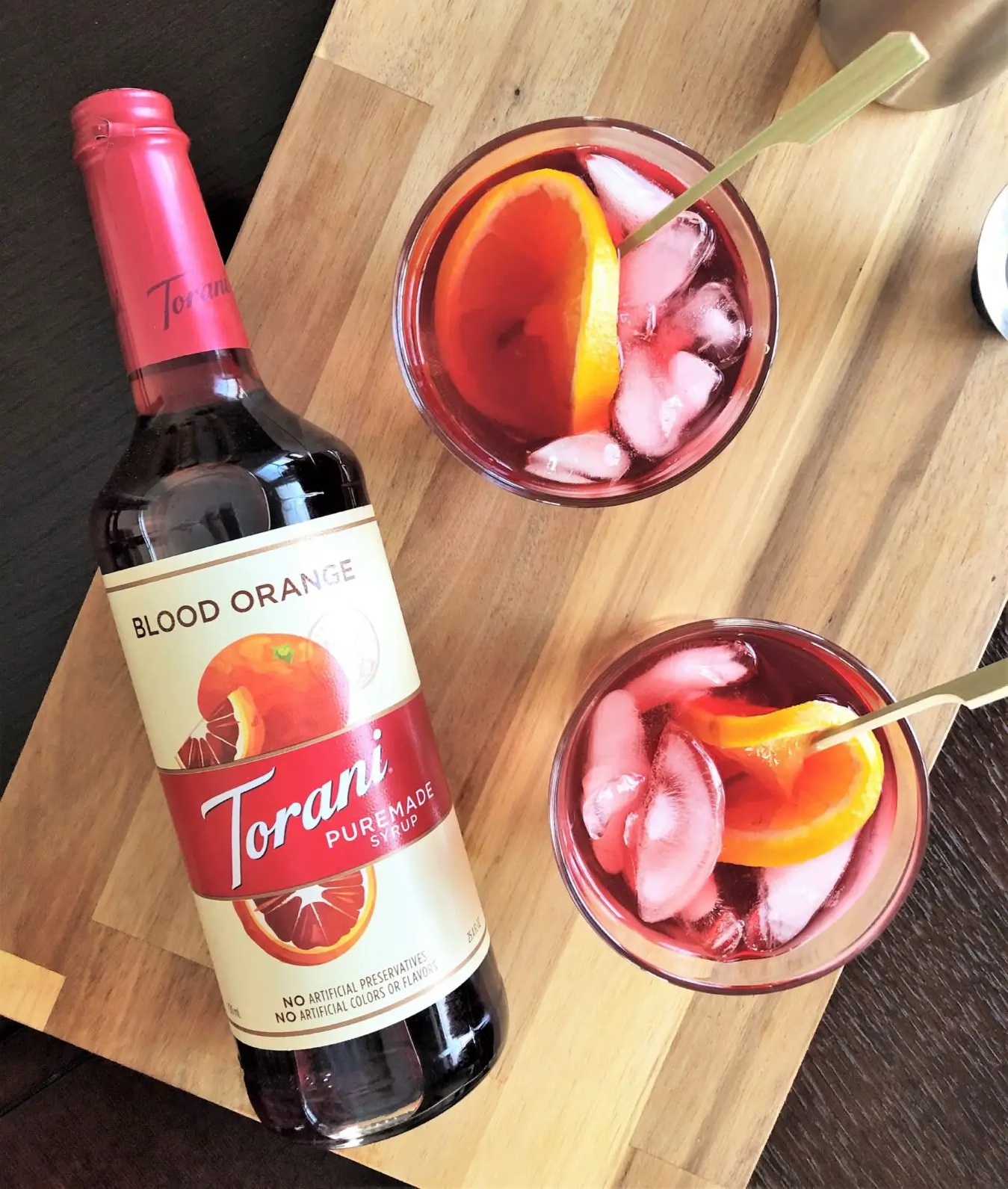 Sirô Torani Puremade Cam Đỏ - Blood Orange Syrup