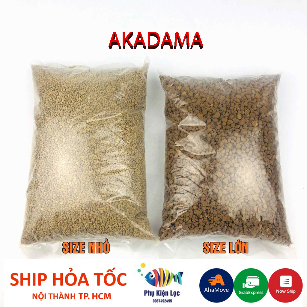 2kg đất nung akadama chiết lẻ từ bao nguyên 14 lít