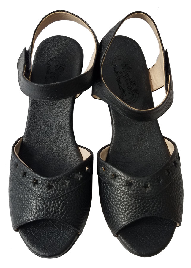 Giày Sandal Đế Xuồng Nữ Da Bò BIGGBEN Cao Cấp SDX32