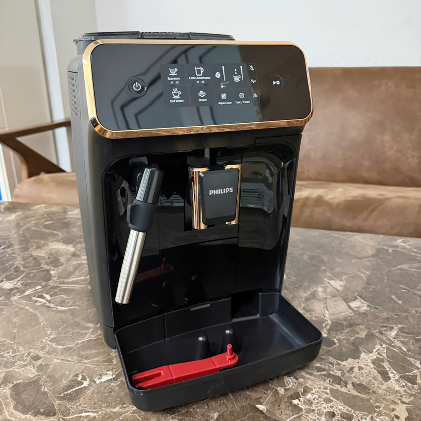 Máy pha cà phê Espresso, Americano tự động và Capuccino, Latte thương hiệu Philips EP2124/72 Serial 2200 - Hàng chính hãng