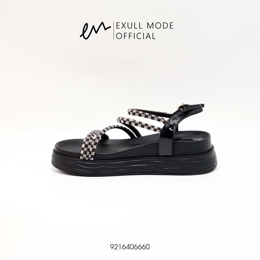 Sandals Đế Bằng Da Cao Cấp Quai Kẻ Caro Exull Mode 9216406660