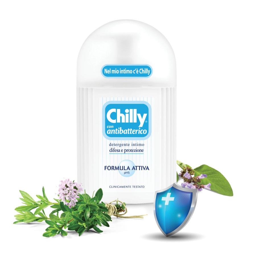 Dung dịch vệ sinh phụ nữ Chilly Gel - Se se lạnh, bùng tươi mát - số 1 tại Italy - (200ml/chai)