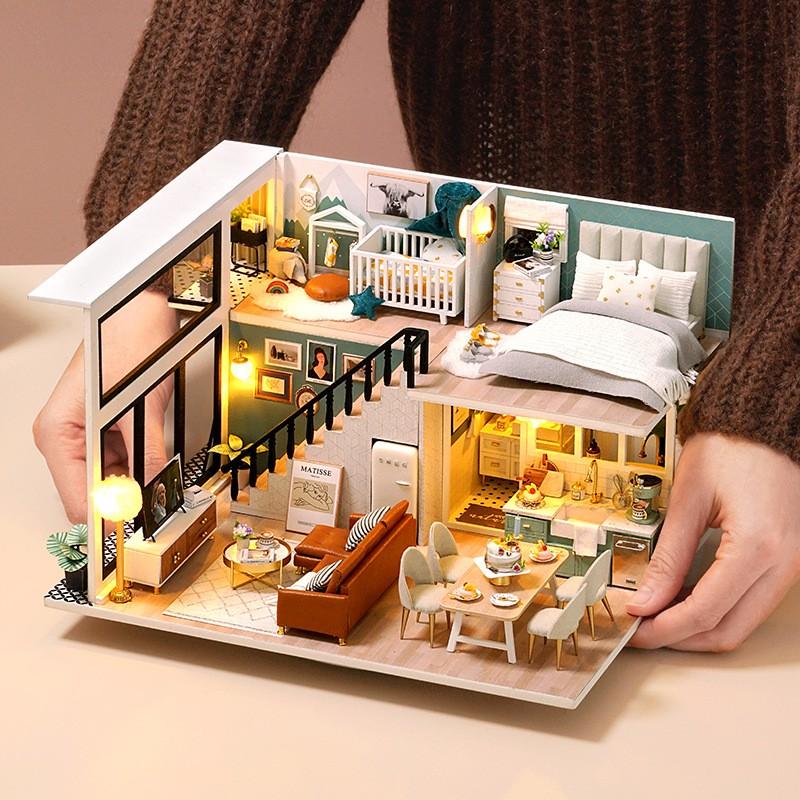 Mô hình nhà búp bê DIY Doll House
