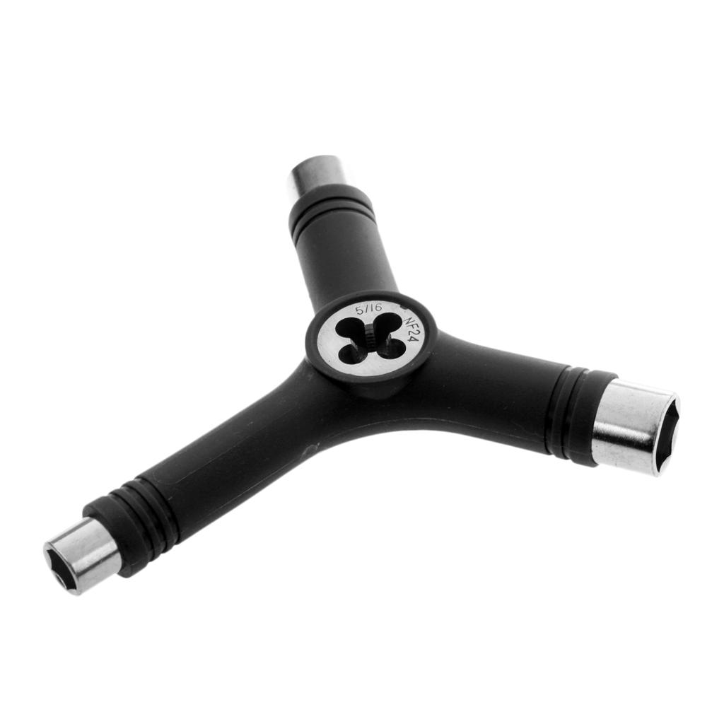 5" Aluminium Skateboard Trucks + ABEC-9 Bearings + Skateboard Y-Tool