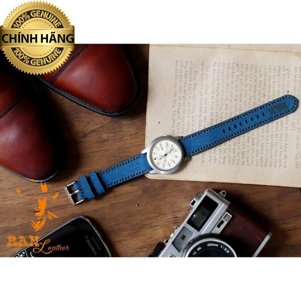 Hình ảnh Dây đồng hồ RAM Classic 1963 Blue coban - hàng chính hãng