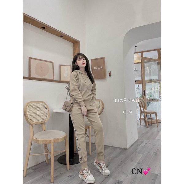 Set bộ len mũ D.O đính đá hot hit