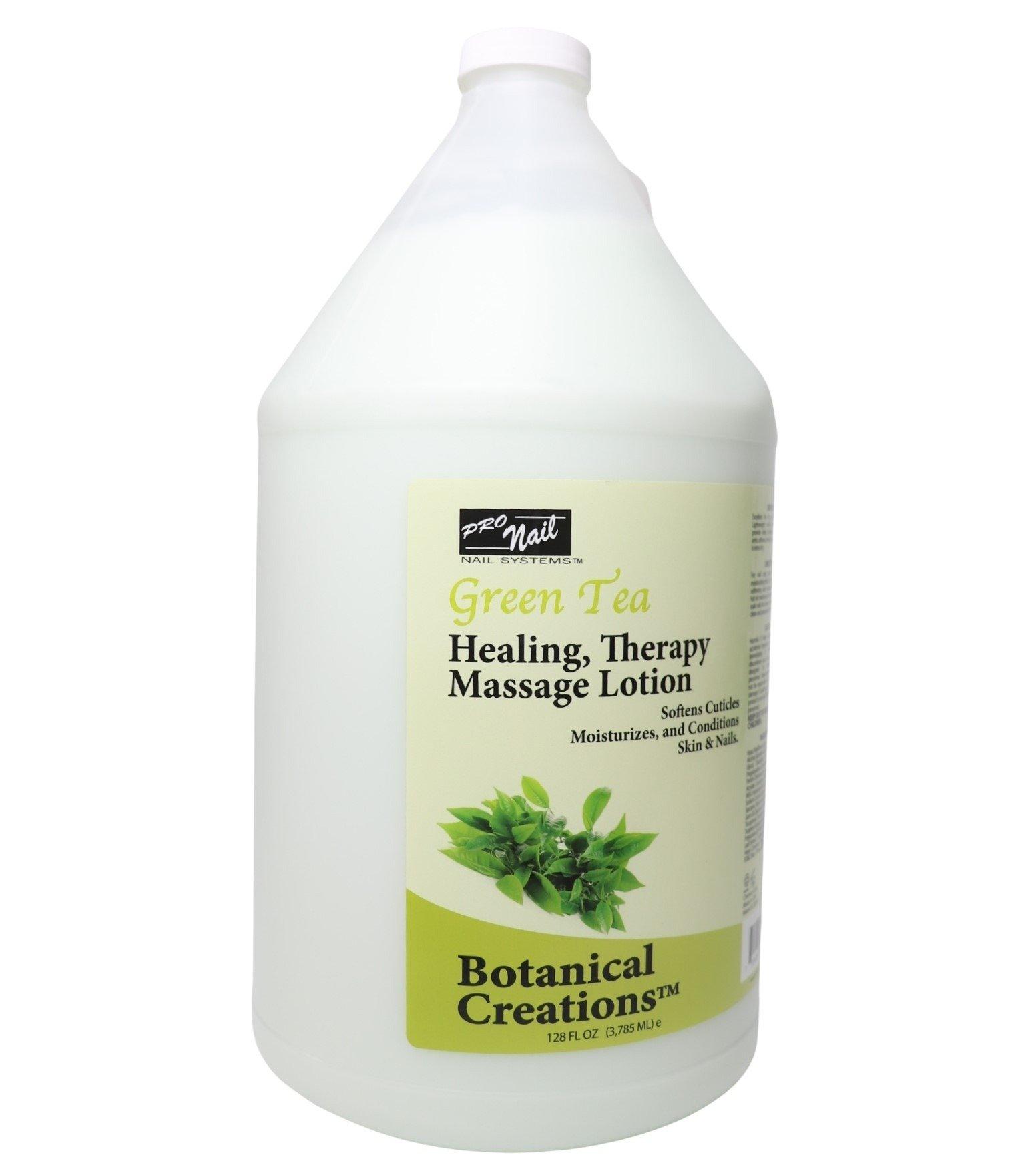 Dưỡng thể Pronail Botanical Creations Healing Therapy Massage Lotion mùi Trà Xanh 3785 ml