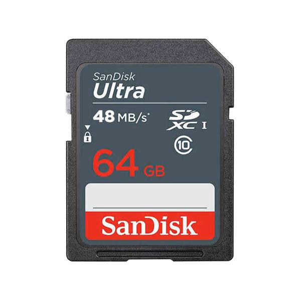 Thẻ nhớ SD Sandisk Ultra 48MB - 64GB - Hàng chính hãng