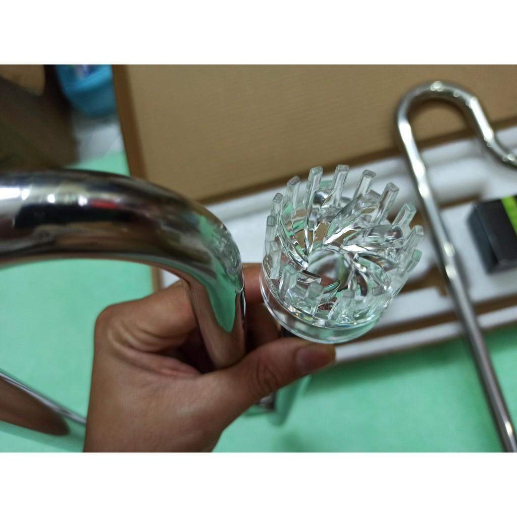 In out MUFAN phi 12 lọc váng "XOAY - in out inox có lọc váng - phụ kiện thủy sinh