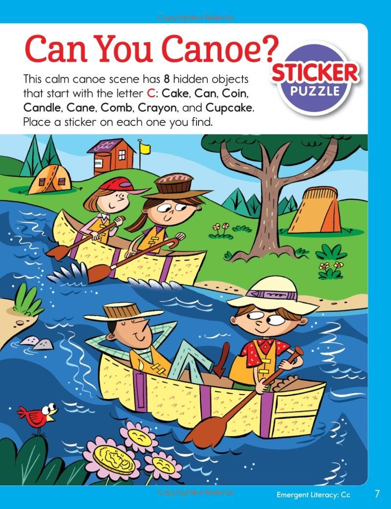 ABC Hidden Pictures Sticker Learning Fun