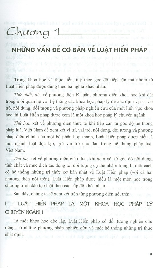 Giáo Trình Luật Hiến Pháp Việt Nam (Dùng Trong Các Trường Đại Học Chuyên Ngành Luật, An Ninh)