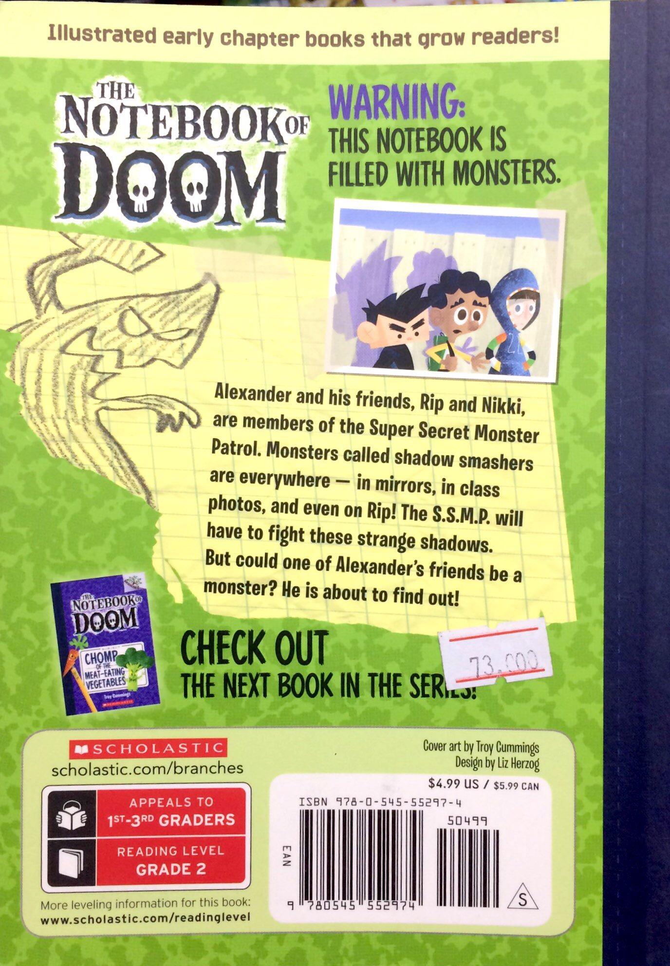 Sách ngoại văn: The Notebook of Doom: Number 3: Attack of the Shadow Smashers