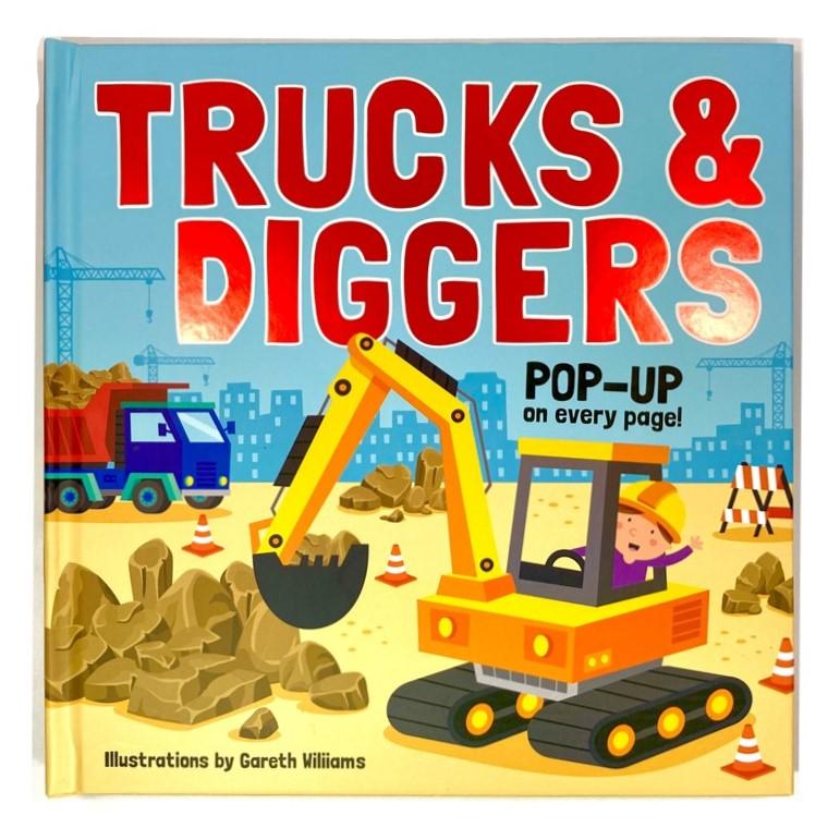 Pop Up Book - Trucks And Diggers