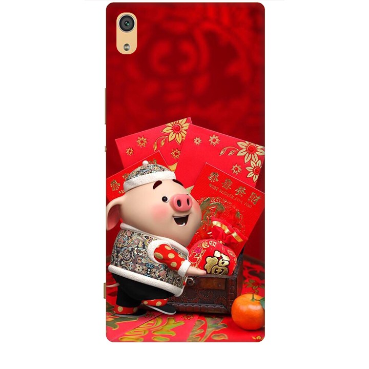 Ốp lưng dành cho điện thoại SONY XA1 ULTRA Heo Lì Xì