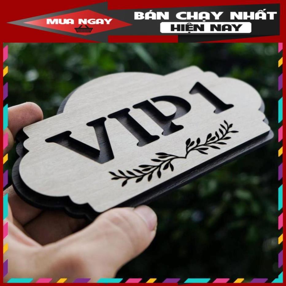 Bảng số phòng bằng gỗ cắt laser (nội dung theo yêu cầu trang trí phòng TRENDDECOR.vn