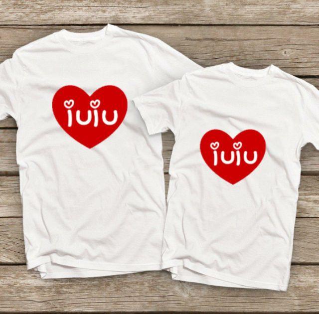 Áo thun cặp đôi xinh xắn, chất vải đẹp, giá 1 áo