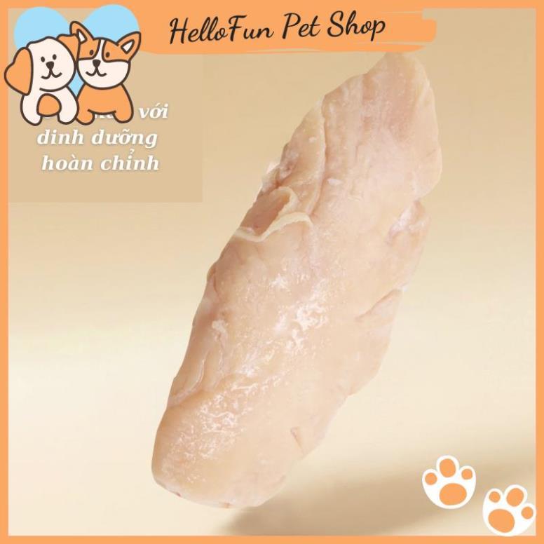 Ức gà hấp ăn liền cho chó mèo - Ức gà Pet Snack, Real Chicken, Masti cho thú cưng (40g)