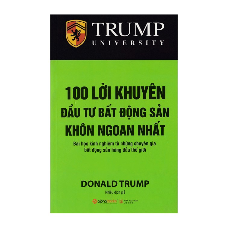 Trạm Đọc Official | Combo Sách  Đầu Tư Bất Động Sản  : Donald Trump - Chiến Lược Đầu Tư Bất Động Sản + Trump - 100 Lời Khuyên Đầu Tư Bất Động Sản Khôn Ngoan Nhất + Đầu Tư Bất Động Sản - Cách Thức Khởi Nghiệp Và Thu Lợi Nhuận Lớn