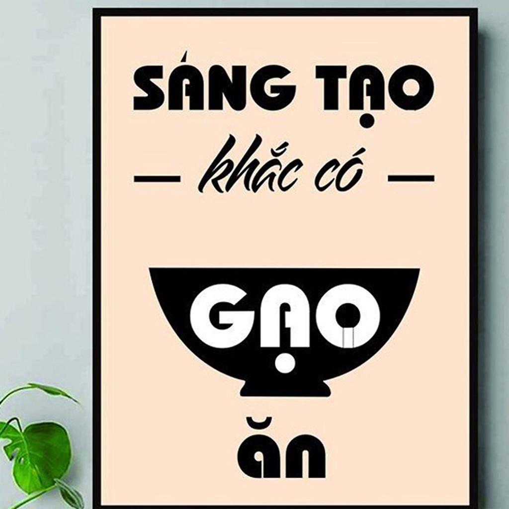 15 mẫu Tranh slogan treo tường tạo động lực học tập bằng gỗ 20 x 27 cm