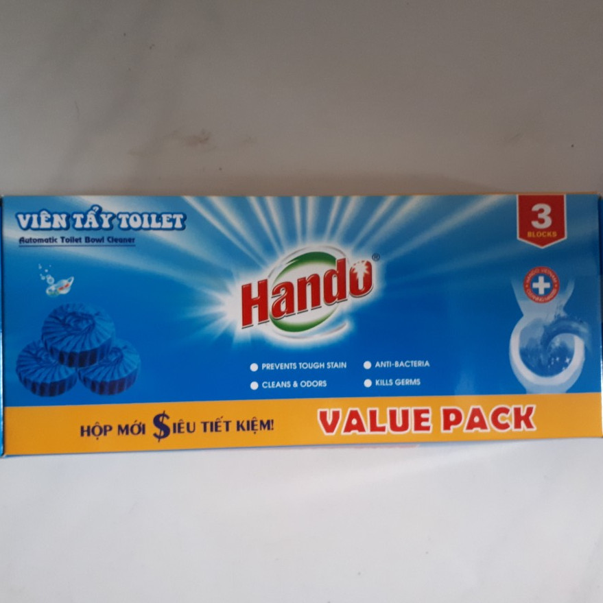 Viên tẩy sạch và làm thơm xanh Hando 3 viên Value Pack