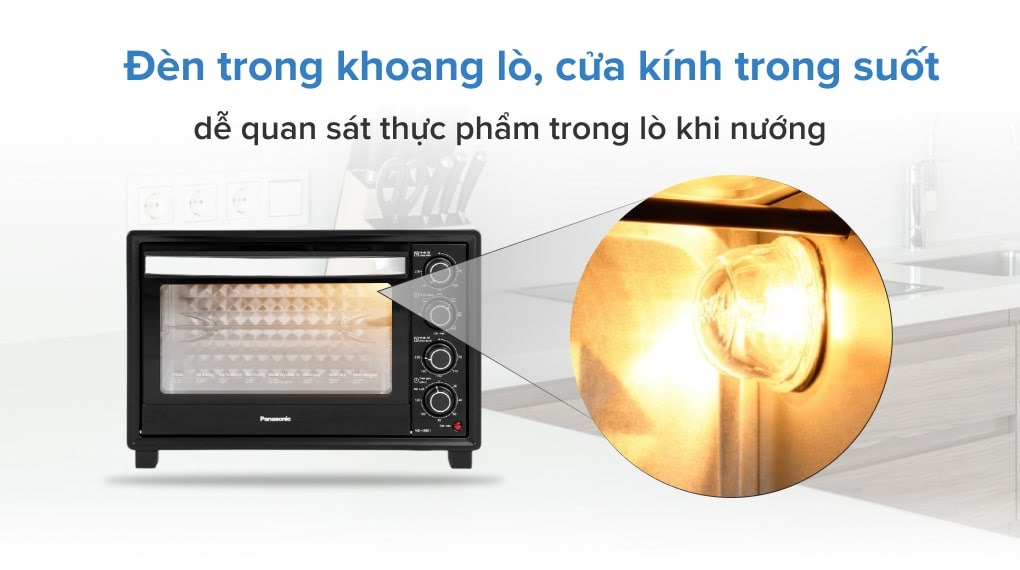 Lò nướng Panasonic NB-H3801KRA 38 lít - Hàng chính hãng