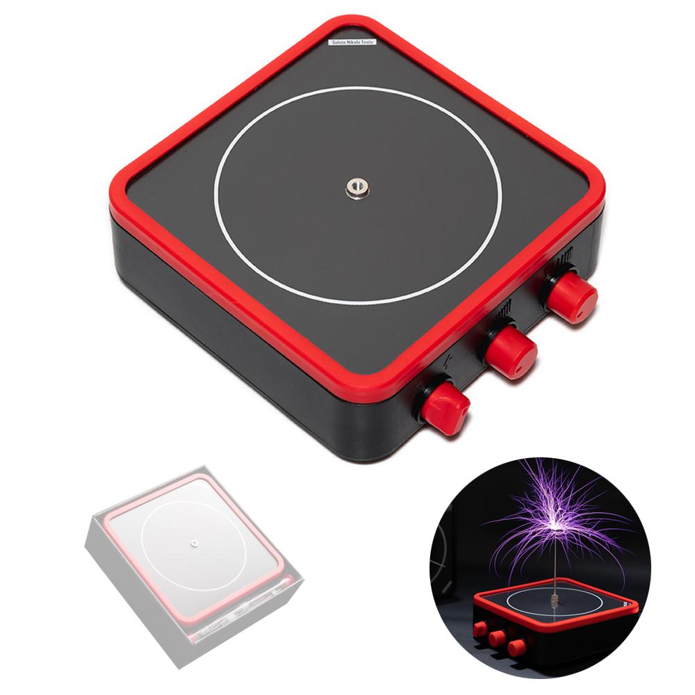 Multifunctional Electronics Mobilephone BT Connection Music Tesla Coil Module Artificial Lightnings Pulse 80mm Electric Arc Generator Wireless Sound Transmission Science Experimental Toy Student Teaching Aids