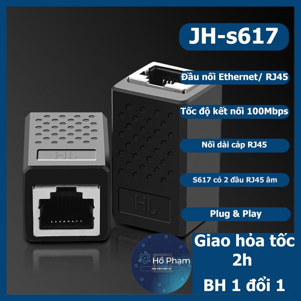 Đầu nối mạng LAN/ Ethernet/ RJ45 2 đầu âm - Jinghua S617 - Hồ Phạm