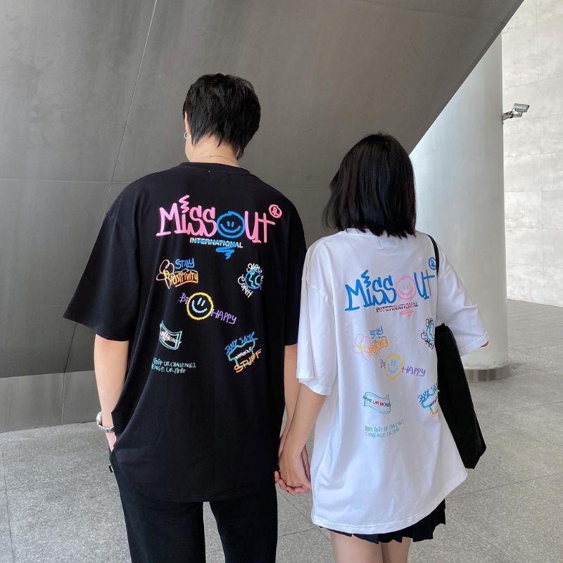 Áo Thun unisex tay lỡ SMILEY TEE || Hany shop