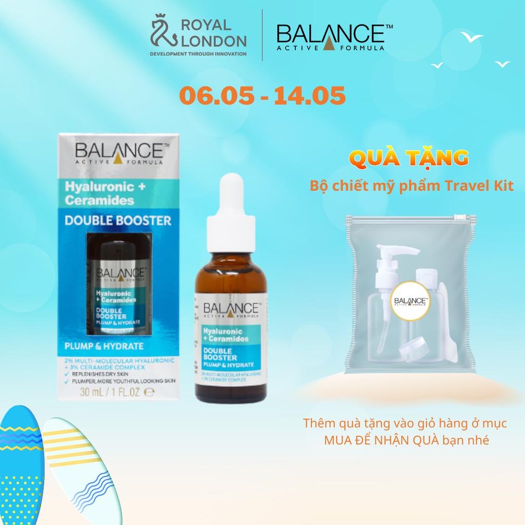 Tinh chất Balance Active Hyaluronic &amp; Ceramides Double Booster 30ml