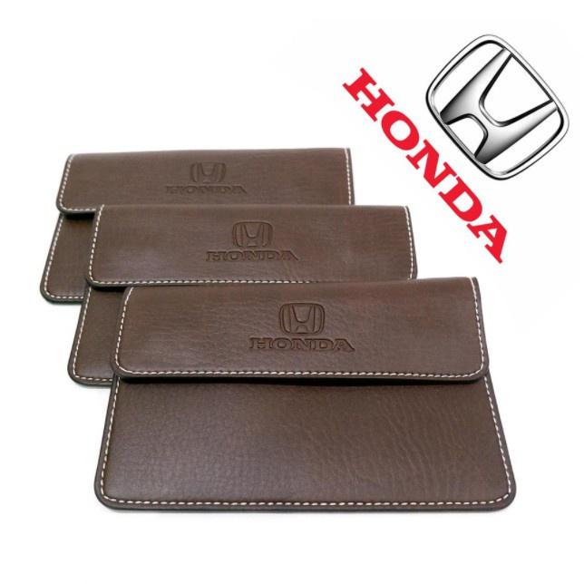 Ví Đựng Giấy Tờ Xe Ô Tô, Ví đựng giấy tờ đăng kiểm ô tô màu nâu Logo hãng xe, Quốc Huy cao cấp tiện lợi