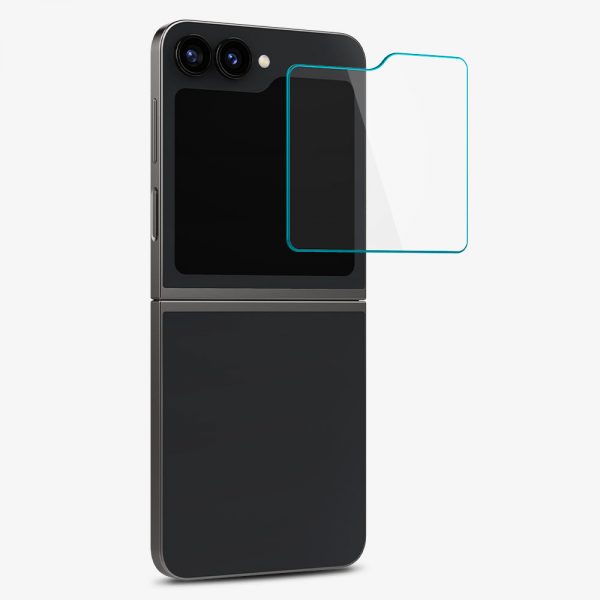 Dán cường lực Spigen Glas.tR EZ Fit Transparency cho Samsung Galaxy Z Flip 6 - Hàng chính hãng