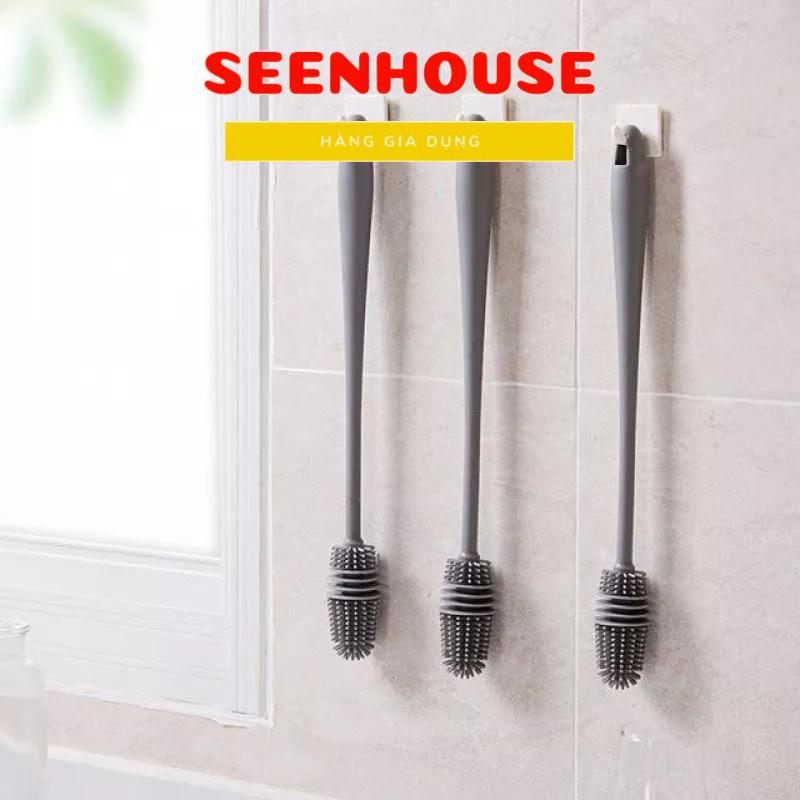 Cọ silicon rửa cốc chén, chai lọ, bình sữa đa năng tiện lợi seenhouse