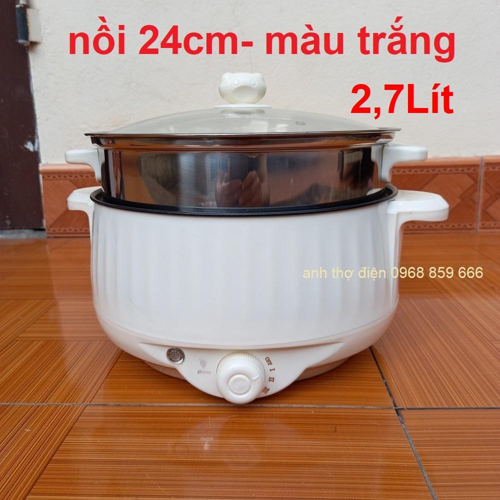 Nồi Lẩu Mini Cắm Điện Đa Năng Lớp Chống Dính Teflon Cao Cấp