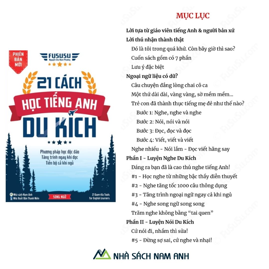 21 Cách Học Tiếng Anh Du Kích - FuSuSu (Song ngữ)