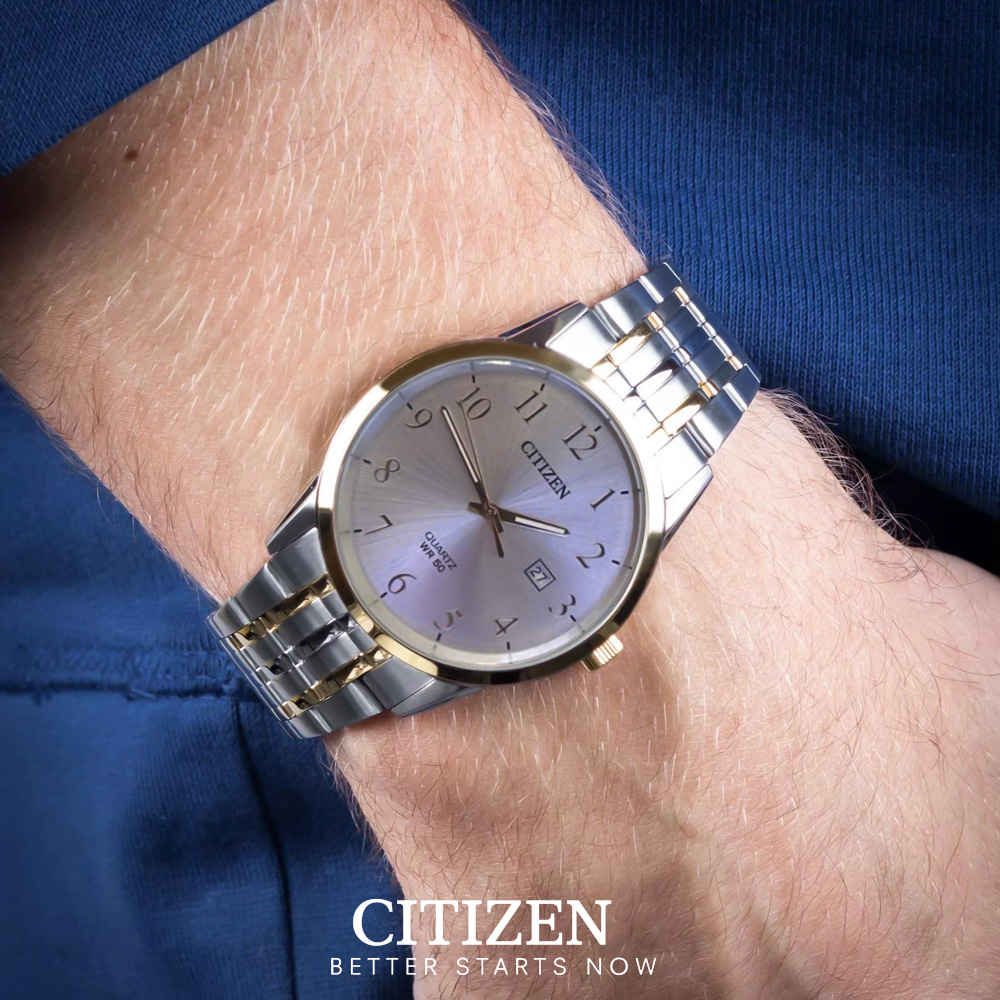 Đồng Hồ Nam Citizen Dây Thép Không Gỉ BI5007-53A - Mặt Bạc (39mm)